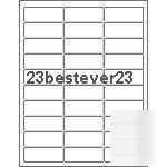 20 boxes laser address labels avery 5160 - 60000 labels