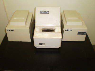 Micros 2700 series system with 4 terminals & printers