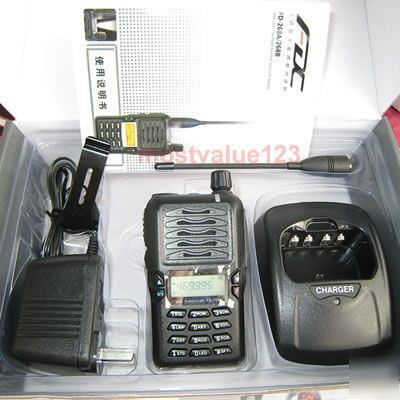 Two uhf walkie talkie 400-470MHZ 2-way radio &headsets