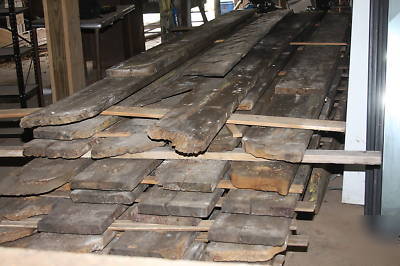 1870S lot of reclaimed lumber 7/4 x 12 x 18' rough sawn