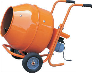 5 cu ft wheel barrow portable cement concrete mixer