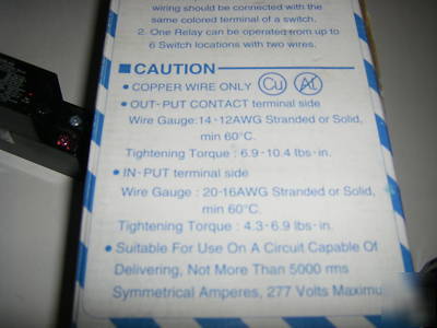 Douglas lighting relay WR6321