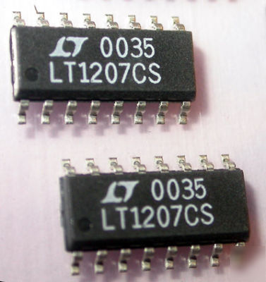 Linear technology LT1207 dual 60MHZ 250MA opamp (qty.2)