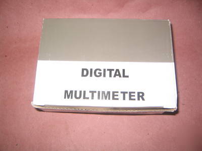 New digital multimeter with back light and case
