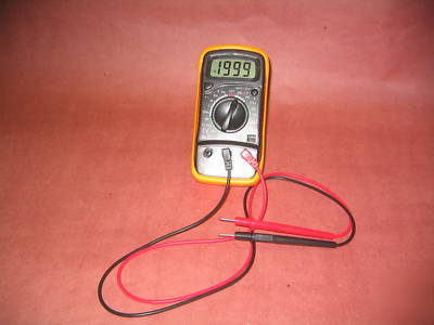 New digital multimeter with back light and case