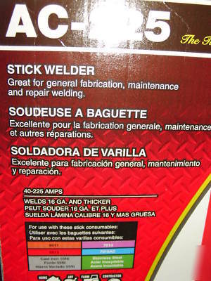 New lincoln electric AC225S welder model K1170 