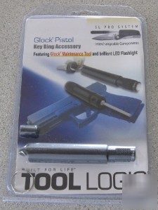 New tool logic glock tool led flashlight keyring #KSLP5