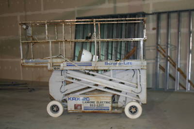 2 strato-lift scissor lifts - 13FT and 20FT