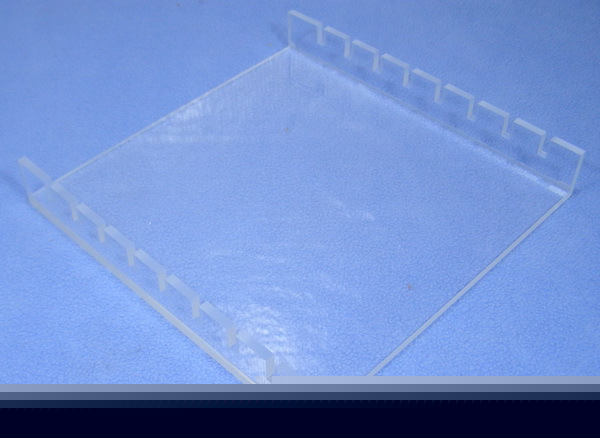Gel tray for high-throughput horizontal gel system