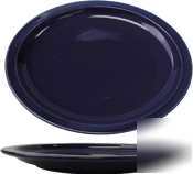 Intl. tableware cancun platter cobalt 9-3/4IN |2