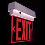 Lightolier lu series universal edge-lit exit sign