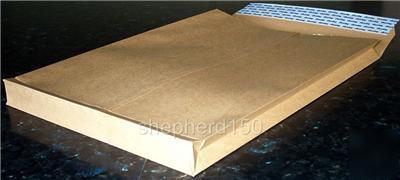 15 C4 manilla gusset envelope peel & seal 324X229X25MM