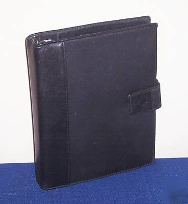 Classic size - black leather franklin planner 7 rings