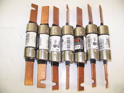 Nice lot buss bussman frs-r-100 amp class RK5 fuses