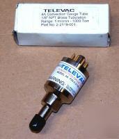 Televac convection gauge tube model 4A