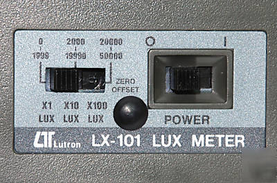 1 digital lux meter lx-101 3-1/2 50000LUX 3 range +-5% 