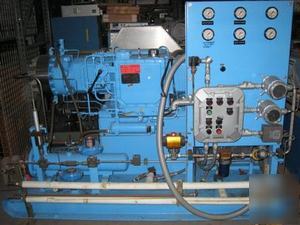 Burton corblin high pressure gas diaphragm compressor