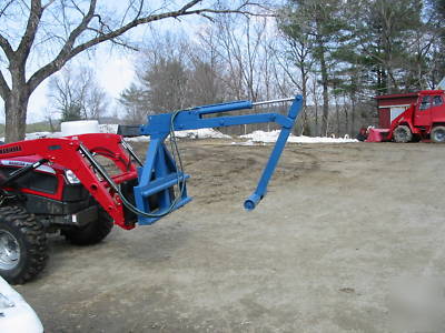 Hay bale grabber - grapple - squeeze- hydraulic
