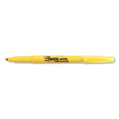 Pocket accent highlighter, fine point, yellow ink, sold