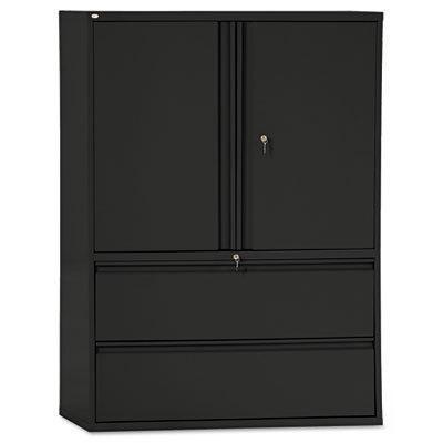 Two-drawer lateral file cabinet w/storage
