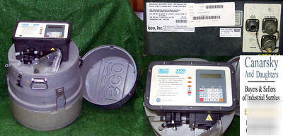 1 used isco 3700 portable auto sampler