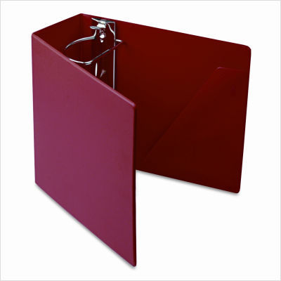 Heavyweight vinyl slant-d ring binder 5IN cap, red