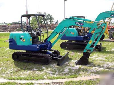 Ihi 35N2 excavator, factory lease return, ship anywhere