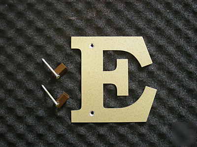 12 inch metal letters 1 in. spacers 14 ga steel colors 