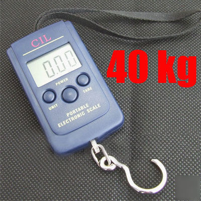 40KG x 20G electronic portable digital scale oz lb 6099