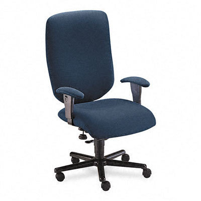 5400 steel executive high-back tilt chair blue fabric