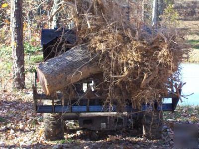 72 grapple rock root rake bucket skid loader fit bobcat