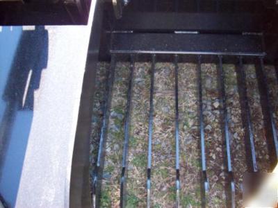 72 grapple rock root rake bucket skid loader fit bobcat