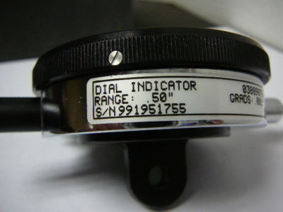Accupro gold grp 3 dial indicator .500 / .001 - u.s.a.