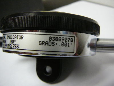 Accupro gold grp 3 dial indicator .500 / .001 - u.s.a.