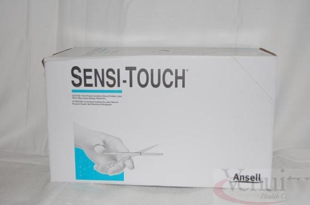 Ansell 7823 sz 6.5 sensi-touch surgical gloves lot/50