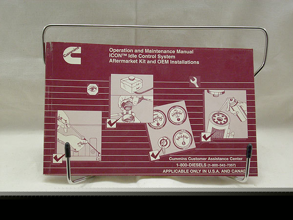 Cummins icon idle control system maintenance manual
