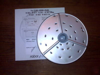 Robot coupe grater plate, R301 R401 R402 CL20 CL25 R201