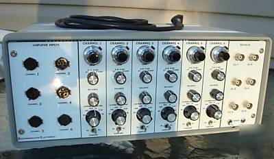 Biocommunication electronic biofeedback emg lo volt amp
