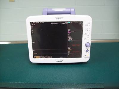 Bionet BM5 monitor w printer, ekg, temp,SPO2, ETCO2, bp