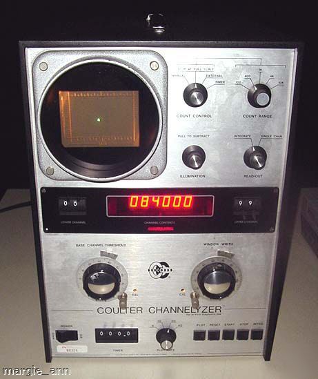 Coulter channelyzer C1000 particle size analyzer