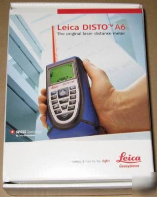 Leica disto A6 handheld laser distance meter measurer