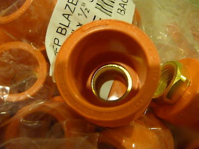 Lot 99 tyco cvpc blazemaster 3/4 x 1/2 fitting 80175E