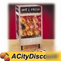 New hot food self serve pass thru merchandiser 3 racks