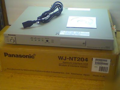 Panasonic wj-NT204 network video server w/ manual