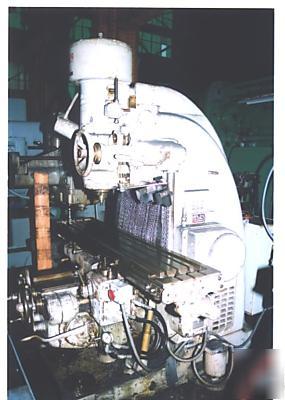 Vertical mill, 3CH-15 h.p. kearney & trecker 