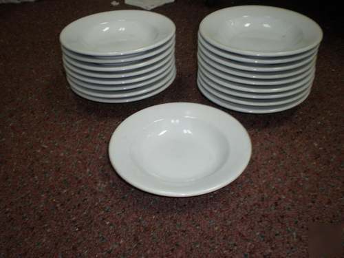 (l) 18 rego porcelain china bowls restaurant ware