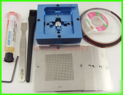 Bga station+8 universal stencils+solder ball+paste kits