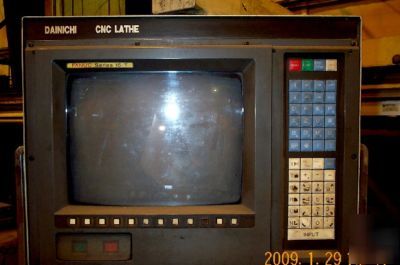 Dainichi mg-75 cnc lathe steady rest tailstock chip