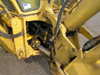 Ford 555 backhoe tractor loader back hoe 
