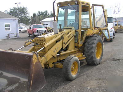 Ford 555 backhoe tractor loader back hoe 